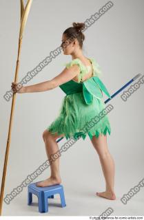 KATERINA STANDING POSE WITH SPEAR AND SWORD